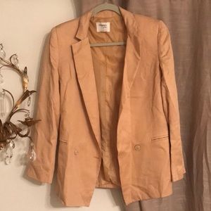 Peach Oversized Blazer